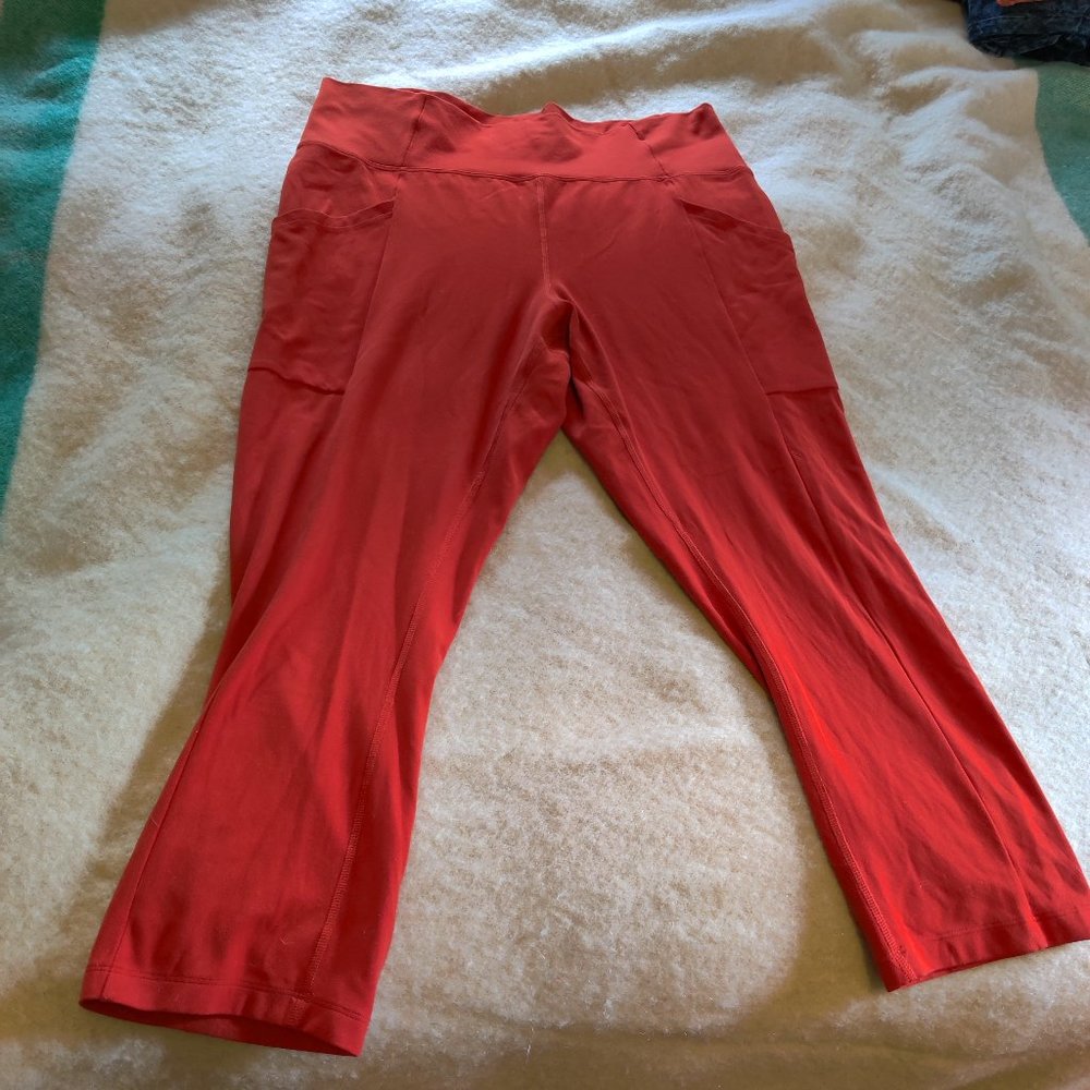 REI Women's Activewear XL Orange Yoga Pants